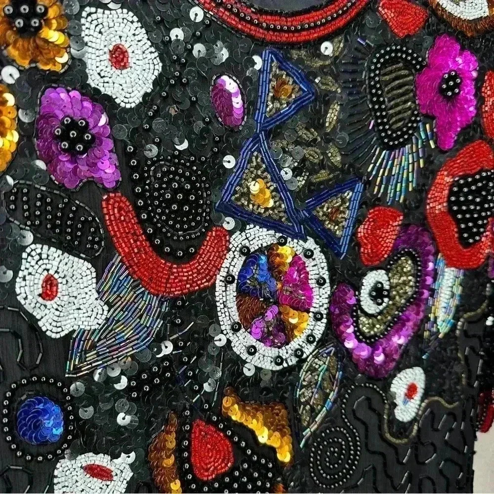 Scala vintage beaded dress - Picture 5 of 15